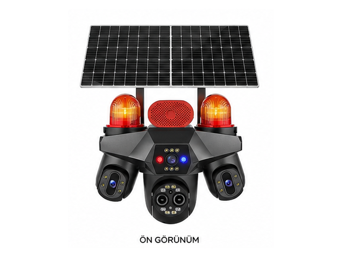 HT-854G 4 Lensli 360° Ev / Bahçe Güvenlik Kamerası